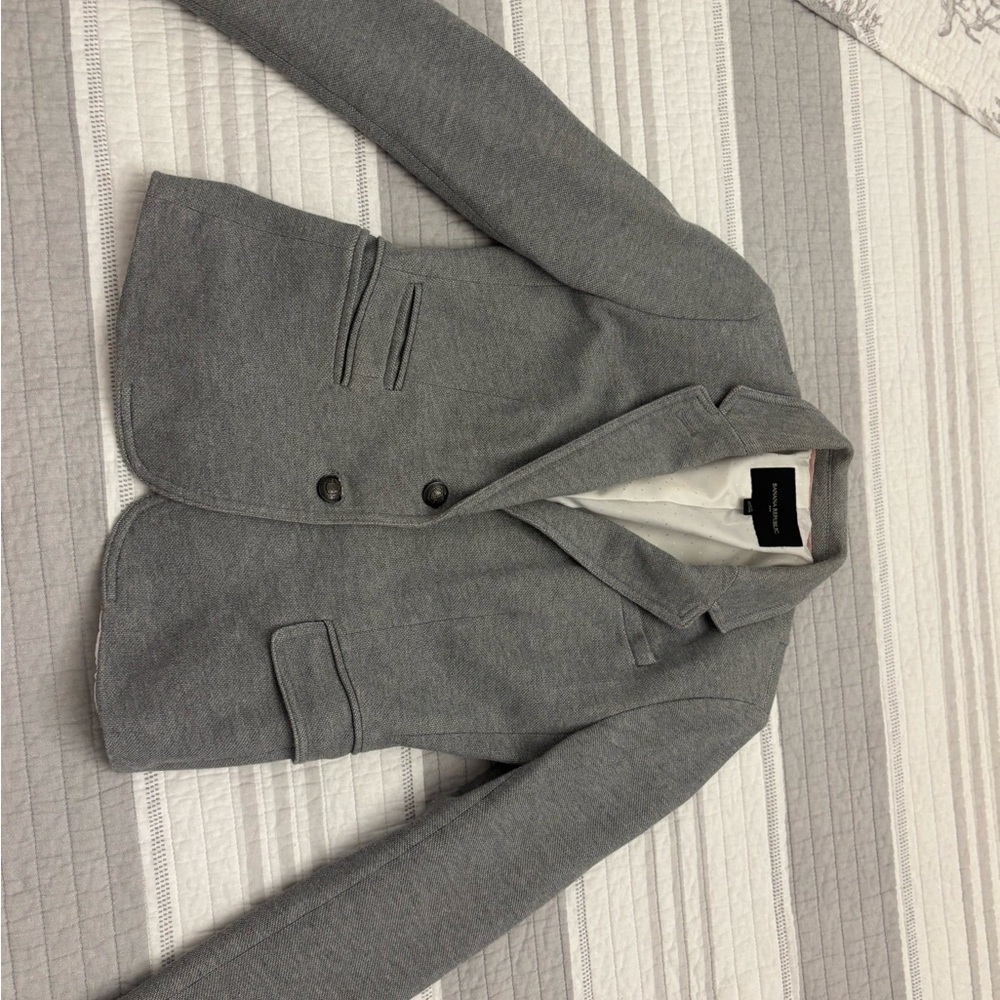 Banana Republic Jackets & Coats | Banana Republic Casual Gray Blazer